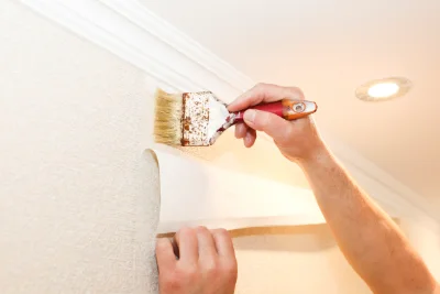 Pose de papier peint à Manspach — revêtements muraux et toiles de verre